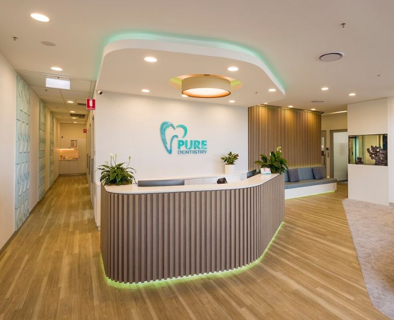 Dental Clinic Reception Design Ideas