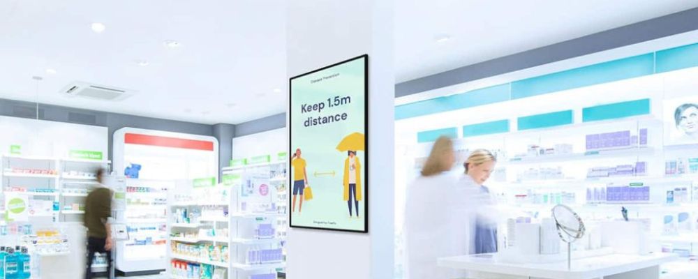 signage and wayfinding in medical store design 